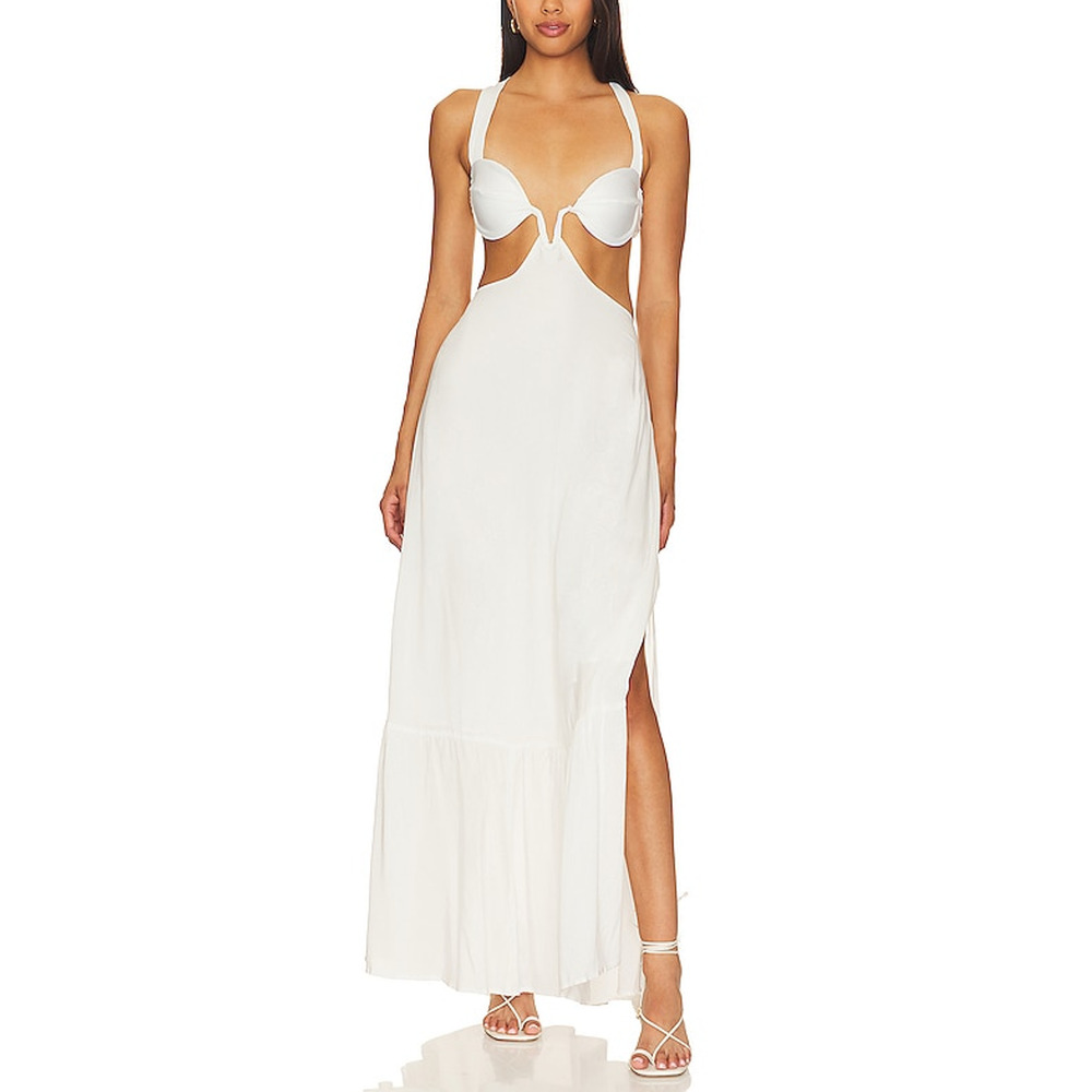Boamar x Revolve 'Hanna' White Long Dress Size S